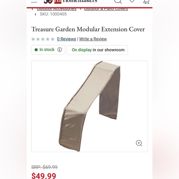 Treasure Garden modular extendio outdoor protective furniture cover - Picture 2 of 4